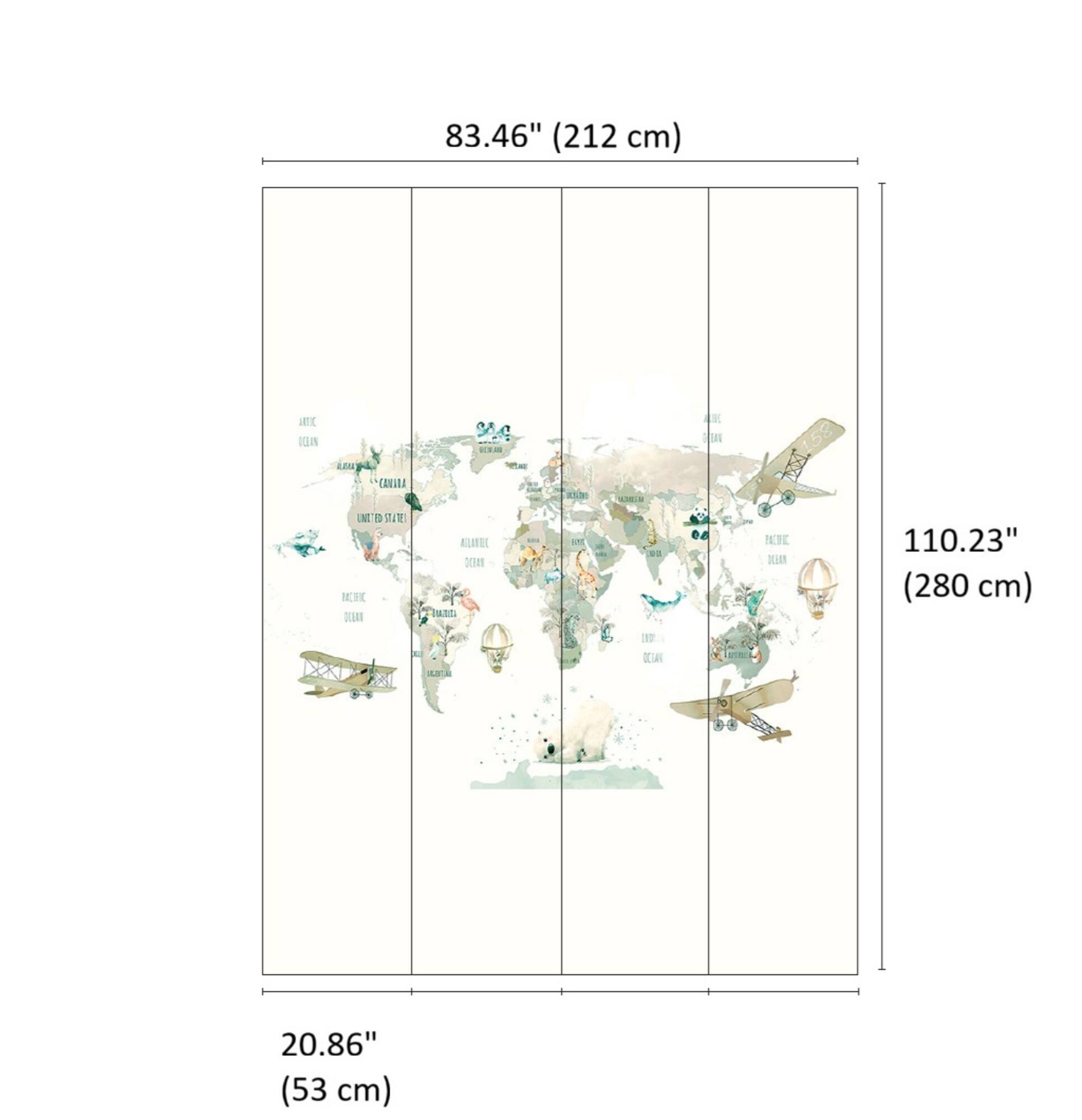 Designs Direct Oh The Places We Will Go Wall Mural
